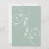 Mystic Forrest Meadow Magic Einladung (Rückseite)