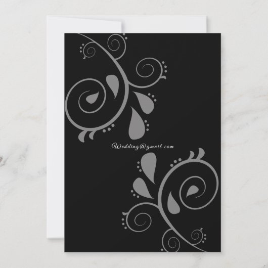 Mystic Forrest Meadow Magic Einladung (Rückseite)