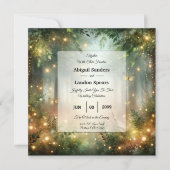 Mystic Forrest Meadow Magic Einladung (Vorderseite)