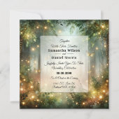 Mystic Forrest Meadow Magic Einladung (Vorderseite)