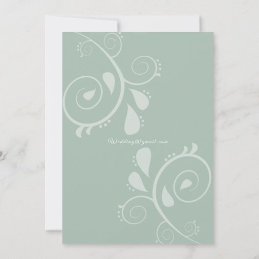 Mystic Forrest Meadow Magic Einladung (Rückseite)