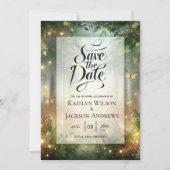 Mystic Forrest Meadow Magic Save The Date (Vorderseite)