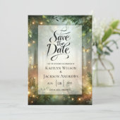 Mystic Forrest Meadow Magic Save The Date (Stehend Vorderseite)