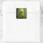 Mystic Forset Quadratischer Aufkleber (Tasche)