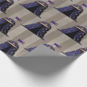 Mystic Fortune Teller Circus Party Geschenkpapier (Ecke)