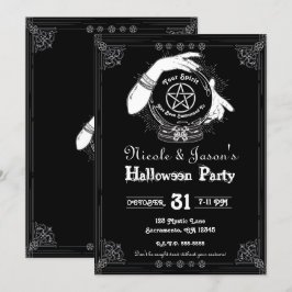 Mystic Fortune Teller Mystical Halloween-Party Einladung