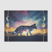 Mystic Fox Tissue Paper Seidenpapier (Vorderseite)