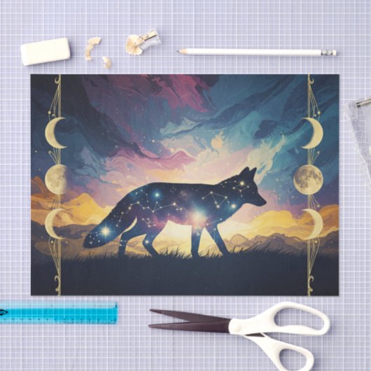 Mystic Fox Tissue Paper Seidenpapier (Handwerk)