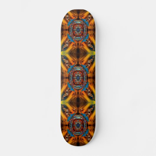 Mystic Fraktal Skateboard (Vorderseite)