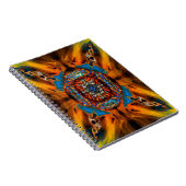 Mystic Fraktal Spiral Notebook Notizblock (Rechte Seite)