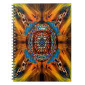 Mystic Fraktal Spiral Notebook Notizblock (Vorderseite)