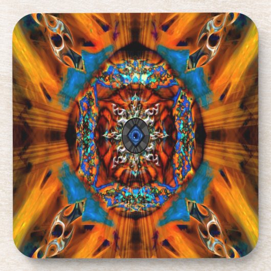 Mystic Fraktal Untersetzer (Vorderseite)