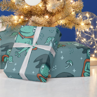 Mystic Frosch Wrapping Paper Geschenkpapier