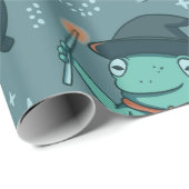 Mystic Frosch Wrapping Paper Geschenkpapier (Rolleneckpunkt)