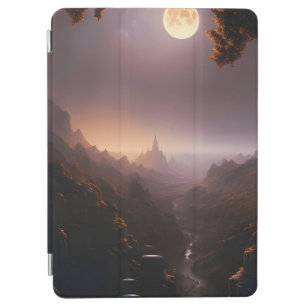 Mystic Full Moon over Fantasy Red Rock Valley iPad Air Hülle