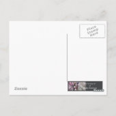 Mystic Garden Blume Faia im Wasserfarben Postkarte (Rückseite)