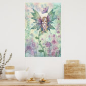 Mystic Garden Blume Faiasy Fantasy Poster Print (Küche)