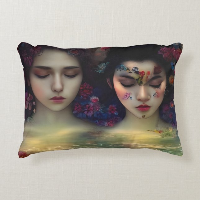 Mystic Garden: Blumenträume Dekokissen (Vorderseite)