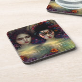 Mystic Garden: Blumenträume Getränkeuntersetzer (Linke Seite)