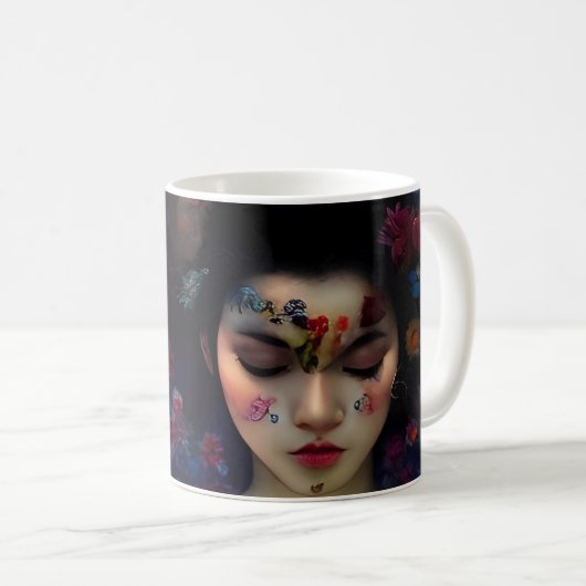 Mystic Garden: Blumenträume Kaffeetasse (VorderseiteRechts)