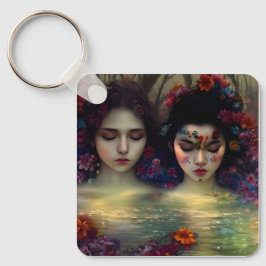 Mystic Garden: Blumenträume Schlüsselanhänger