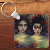 Mystic Garden: Blumenträume Schlüsselanhänger (Vorderseite)