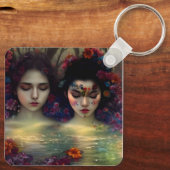 Mystic Garden: Blumenträume Schlüsselanhänger (Rückseite)