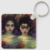 Mystic Garden: Blumenträume Schlüsselanhänger (Rückseite)