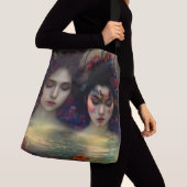 Mystic Garden: Blumenträume Tragetaschen Mit Langen Trägern (Von Nahem)