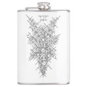 Mystic Geometric "My Magic Potion" Black Ink Flask Flachmann (Vorderseite)
