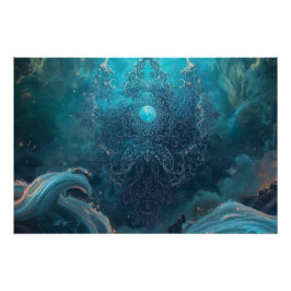 Mystic Geometry of the North Sea Poster