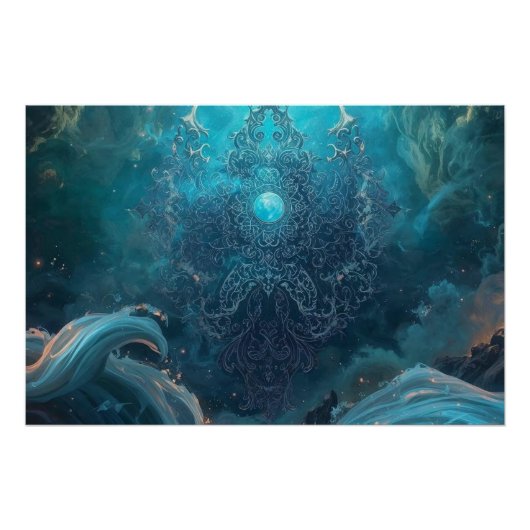 Mystic Geometry of the North Sea Poster (Vorderseite)