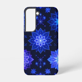 Mystic Glow Blue Lila Phone Case Samsung Galaxy Hülle