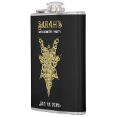 Mystic Gold Bachelorette Vinyl-Wrapped Flask Flachmann (Links)