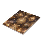 Mystic Gold Celestial Muster Tile Fliese (Seite)