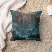 Mystic Gothic Art - Blue Copper Patina Decorative  Kissen (Decke)