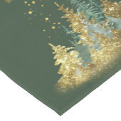 Mystic Green Forest Kurzer Tischläufer (Ecke)