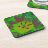 Mystic Green Tulip Cork Untersetzer (Linke Seite)
