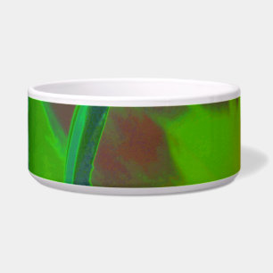 Mystic Green Tulip Dog Bowl Napf