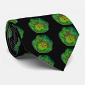 Mystic Green Tulip Krawatte (Gerollt)