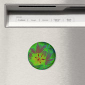 Mystic Green Tulip Magnet (In Situ (Geschirrspüler))