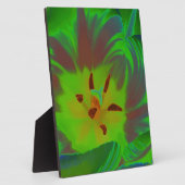 Mystic Green Tulip Plaque Fotoplatte (Seite)