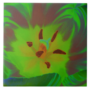 Mystic Green Tulip Tile Fliese