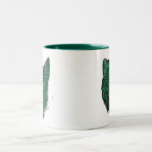 Mystic Green Wolf Fox Duality Tasse - Einzigartige (Mittel)