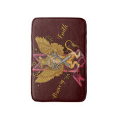 Mystic Griffin mit Schwertern Badematte (Vorderseite Vertikal)