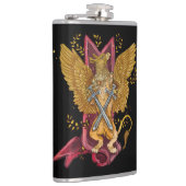 Mystic Griffin mit Schwertern Flachmann (Rechts)