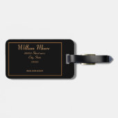 Mystic Griffin mit Schwertern Gepäckanhänger (Rückseite horizontal)