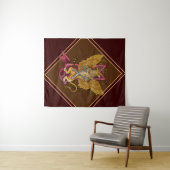 Mystic Griffin mit Schwertern Wandteppich (Beispiel (Horizontal))