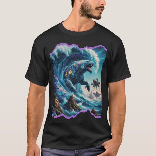 Mystic H2O Neptunes’ Bestiendesign T-Shirt (Vorderseite)