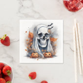 Mystic Halloween Ghost Art Serviette (Beispiel)
